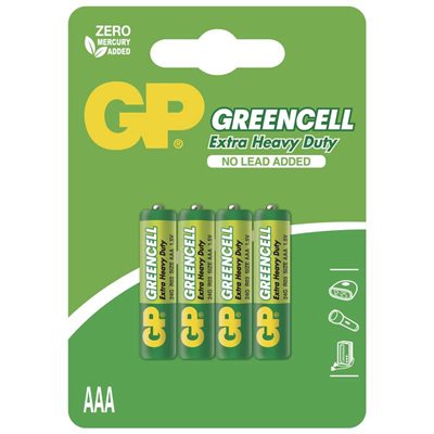 GP Zinkochloridová baterie reencell R03(AAA)