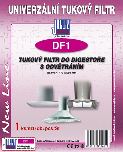 JOLLY DF1 - Univerzální filtr do digestoře tukový