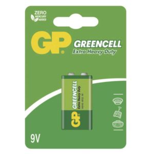 Zinkochloridová baterie GP Greencell 9V