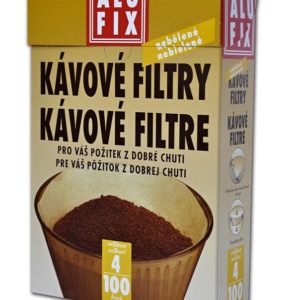 filtry na kávu velikost 4 (100ks)