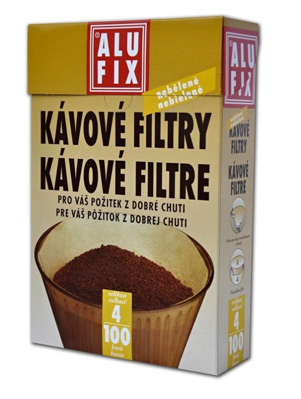 filtry na kávu velikost 4 (100ks)