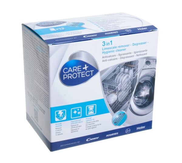 Čistič pračky a myčky nádobí 3v1 řady CARE+PROTECT