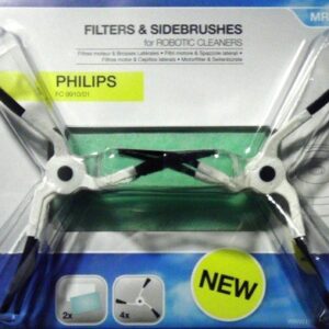 Motorový filtr a 4x metličky pro robotický vysavač Philips FC 9910/01 - Menalux MRK05