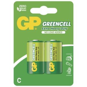 Zinkochloridová baterie GP Greencell R14 (C)