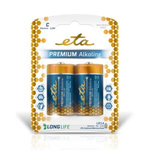Baterie alkalická ETA PREMIUM ALKALINE C