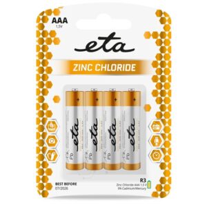 Baterie zinkochloridová ETA AAA