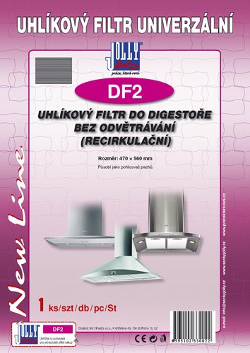 JOLLY DF2 - Univerzální filtr do digestoře pachový/tukový