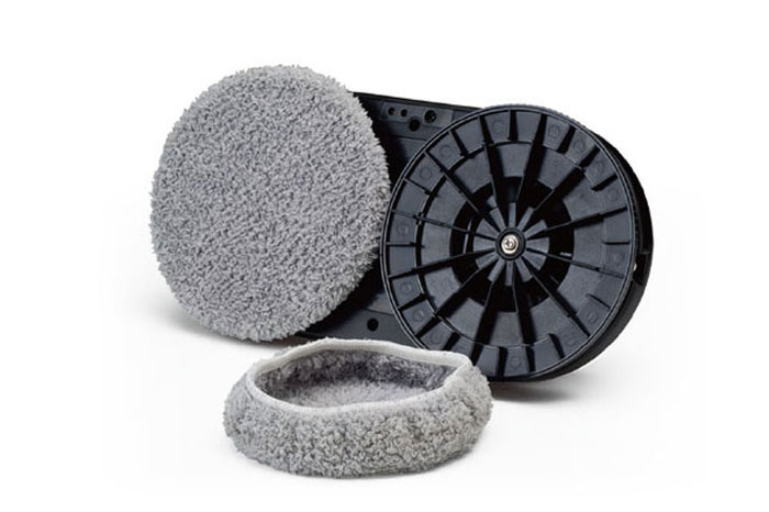 Originální šedé kulaté mopy Hobot