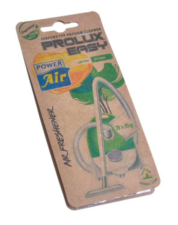 Vůně do vysavače PROLUX EASY Green Line Lemon Grass 3x6g