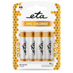 Baterie zinkochloridová ETA AA