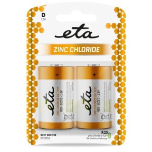 Baterie zinkochloridová ETA D